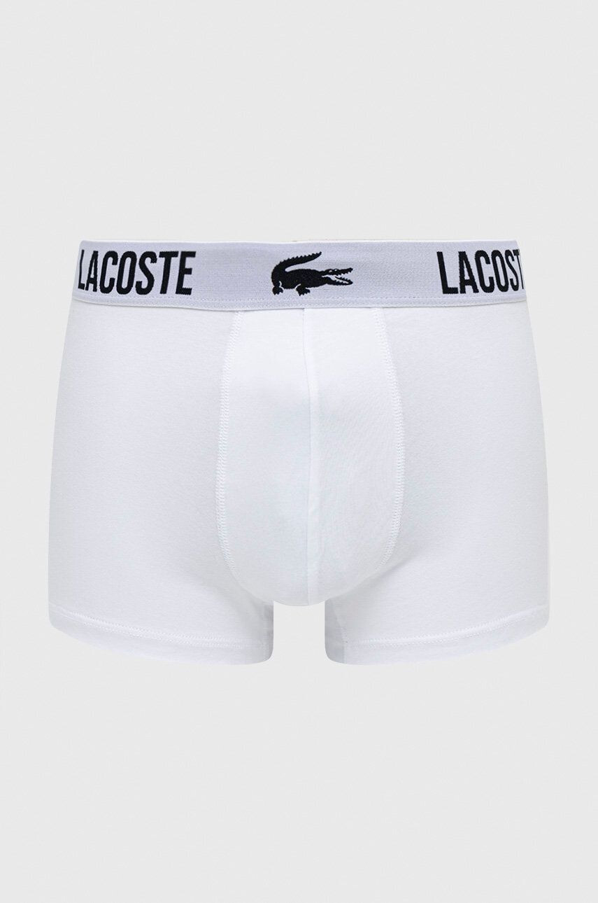 Lacoste Boxerky 3-pack pánské červená barva - Pepit.cz