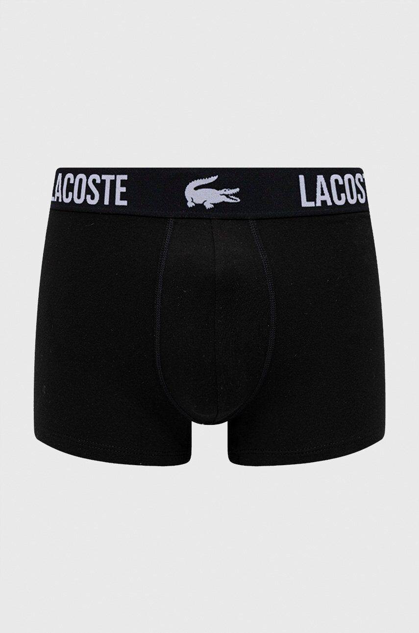 Lacoste Boxerky 3-pack pánské červená barva - Pepit.cz