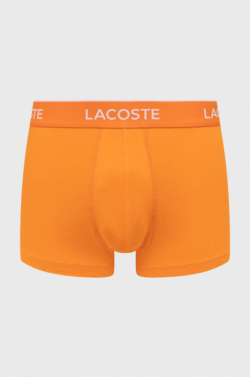 Lacoste Boxerky (3-pak) pánské oranžová barva - Pepit.cz