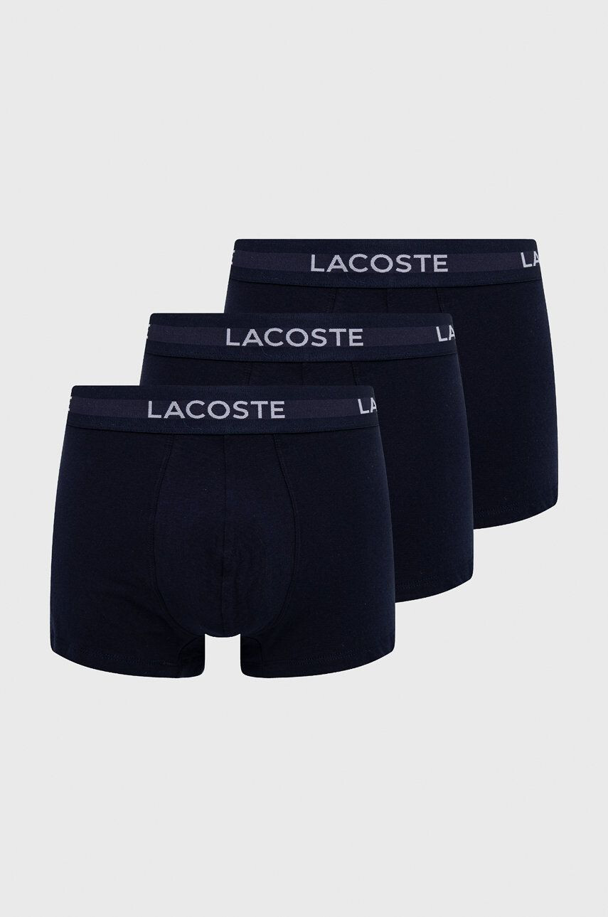 Lacoste Boxerky pánské tmavomodrá barva - Pepit.cz