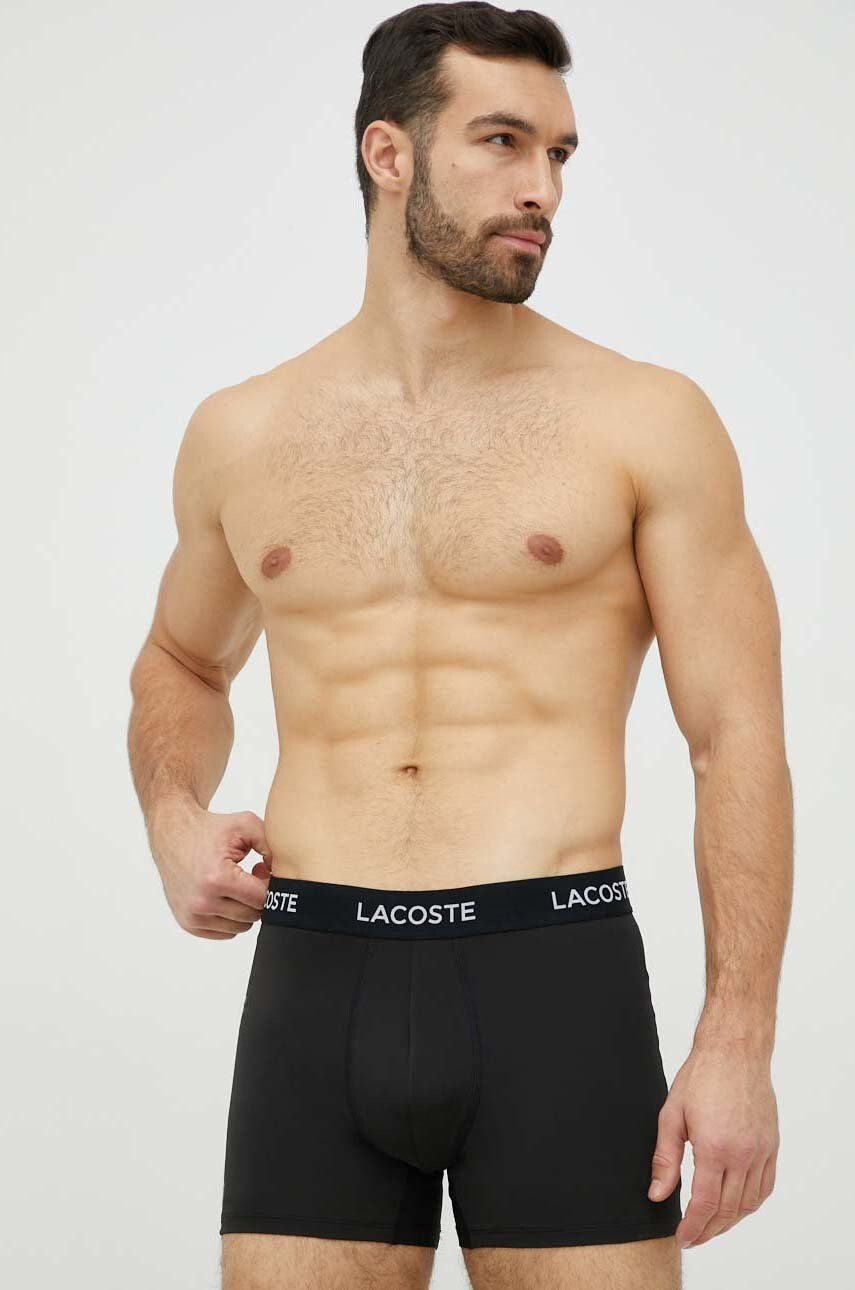 Lacoste Boxerky pánské černá barva - Pepit.cz