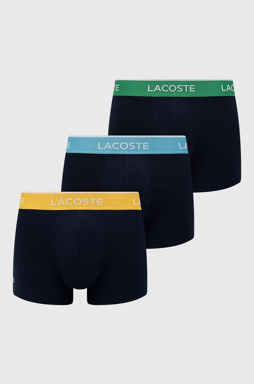 Lacoste Boxerky 3-pack pánské šedá barva - Pepit.cz