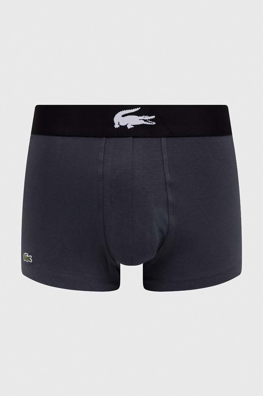 Lacoste Boxerky 3-pack pánské tmavomodrá barva - Pepit.cz