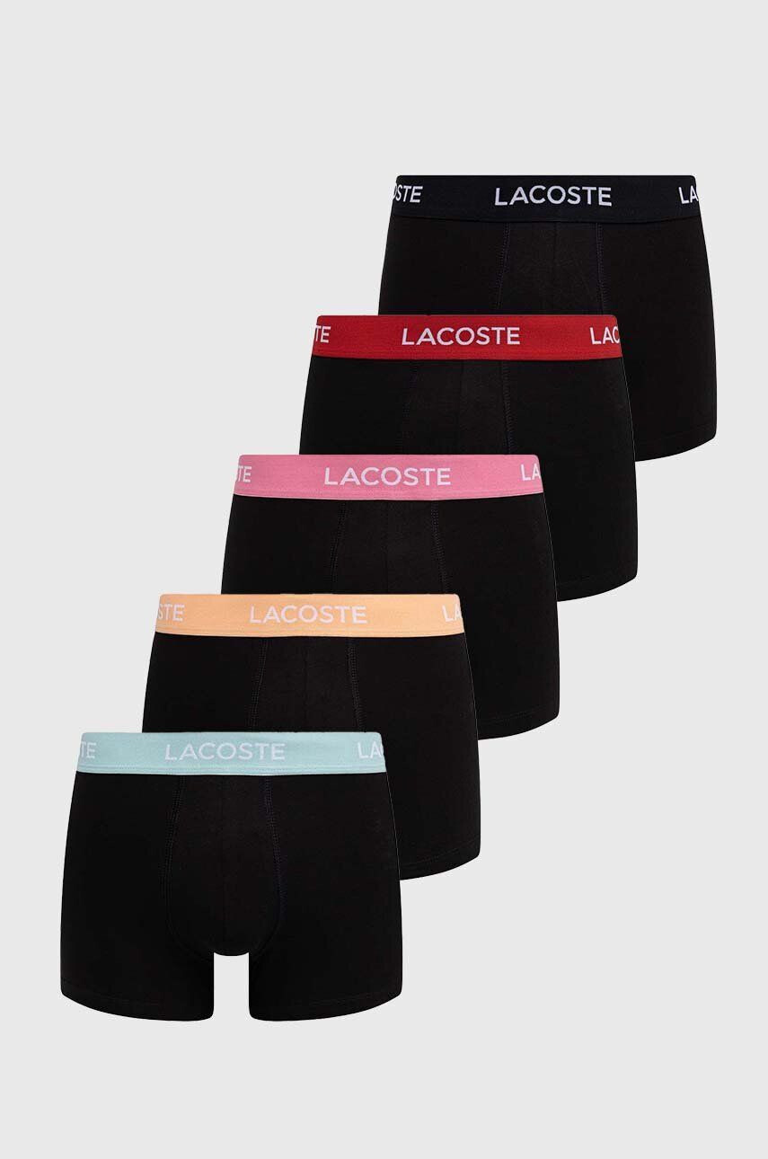 Lacoste Boxerky 5-pack pánské bílá barva - Pepit.cz