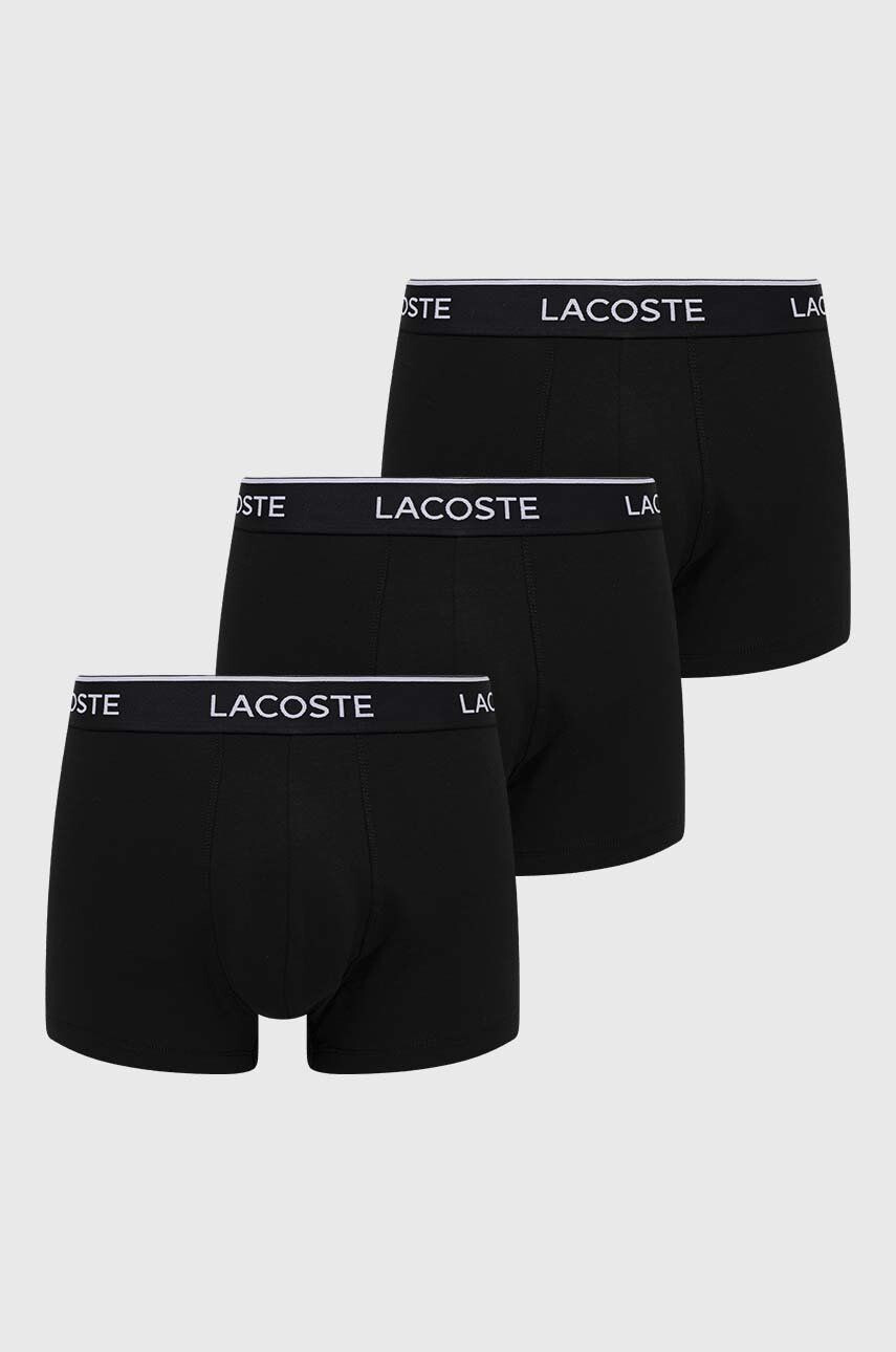 Lacoste Boxerky pánské černá barva - Pepit.cz