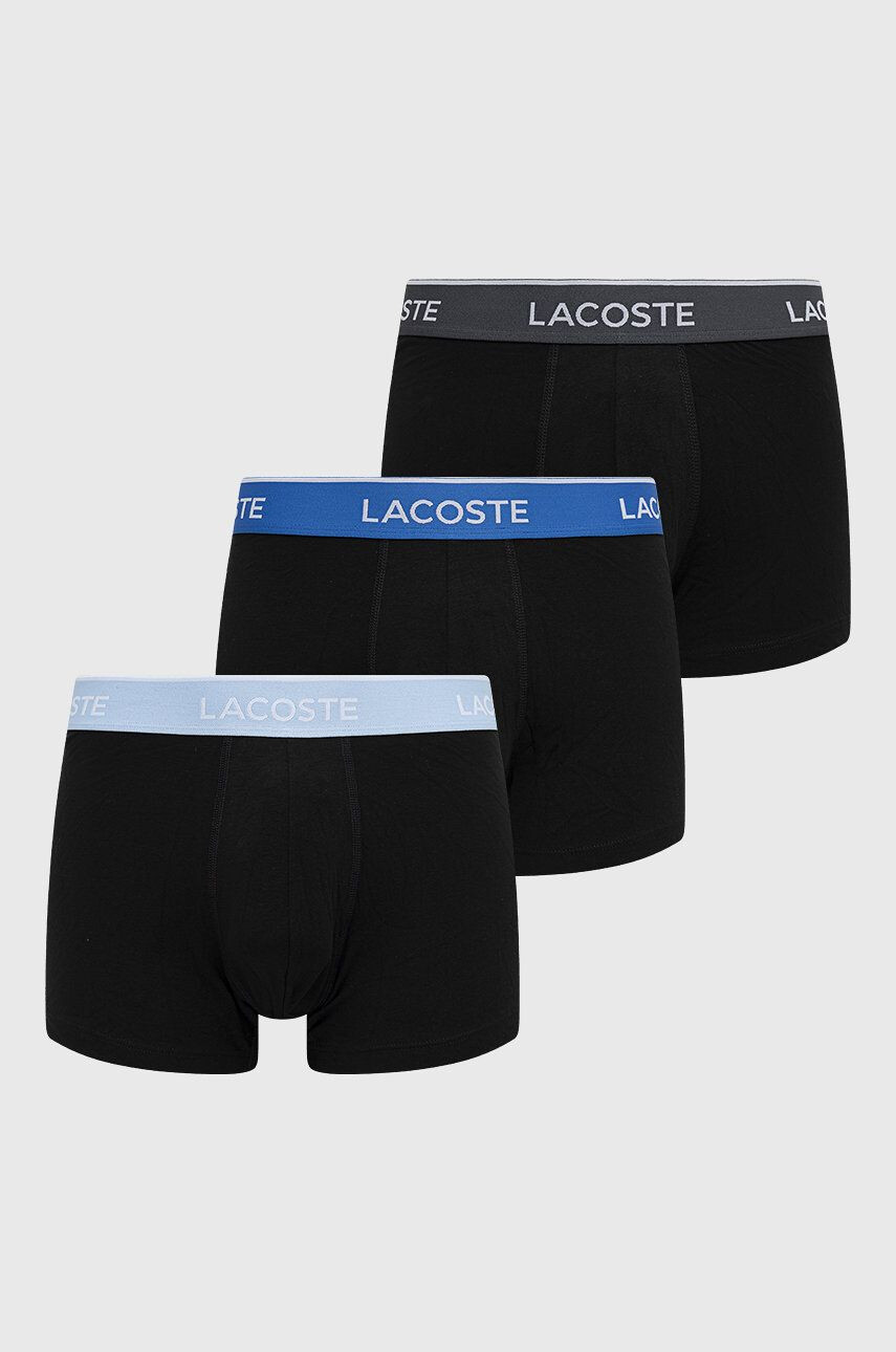 Lacoste Funkční prádlo (3-pak) černá barva 5H3401-9CR - Pepit.cz