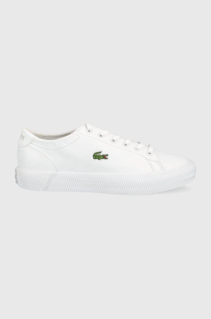 Lacoste Kožené boty Gripshot Bl 21 1 bílá barva - Pepit.cz