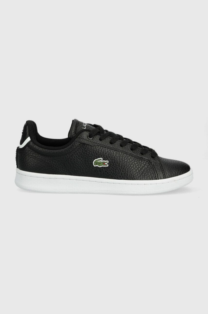 Lacoste Kožené sneakers boty CARNABY PRO černá barva 44SFA0005 - Pepit.cz