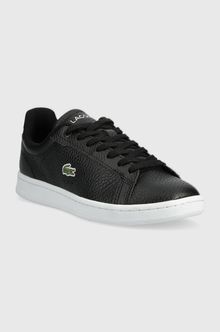 Lacoste Kožené sneakers boty CARNABY PRO černá barva 44SFA0005 - Pepit.cz