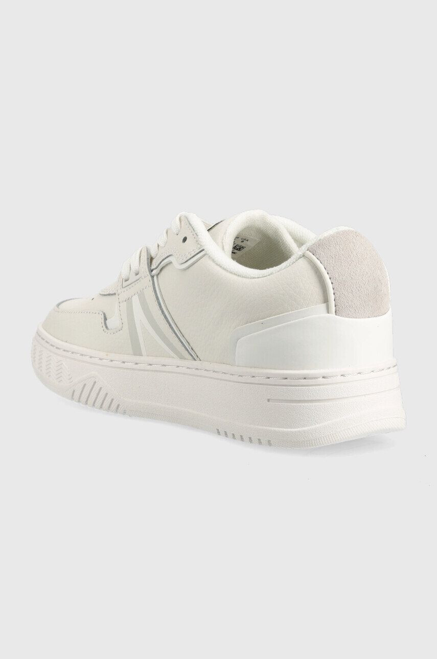 Lacoste Kožené sneakers boty L001 bílá barva - Pepit.cz