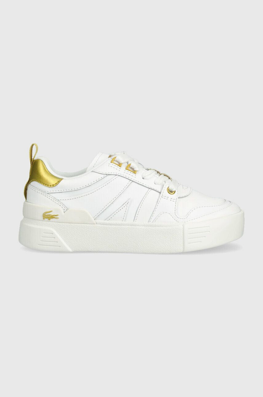 Lacoste Kožené sneakers boty L002 bílá barva 45CFA0032 - Pepit.cz