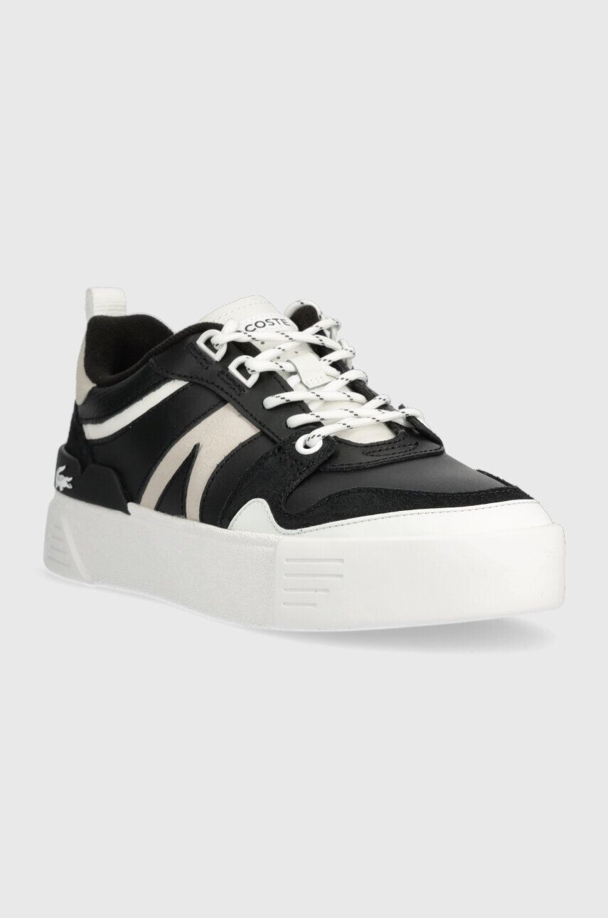 Lacoste Kožené sneakers boty L002 černá barva 44SFA0112 - Pepit.cz