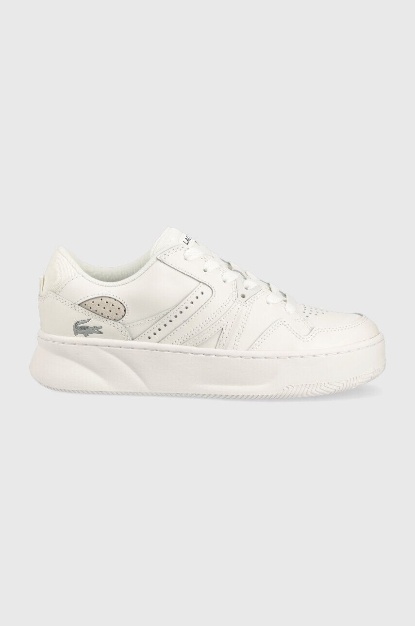 Lacoste Kožené sneakers boty L005 222 1 bílá barva 44SFA0048 - Pepit.cz