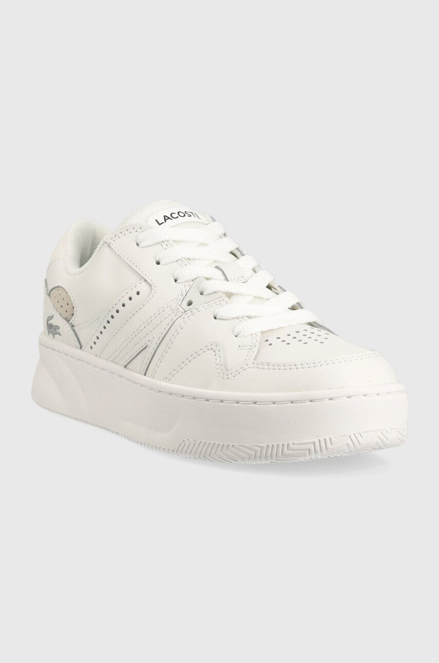 Lacoste Kožené sneakers boty L005 222 1 bílá barva 44SFA0048 - Pepit.cz