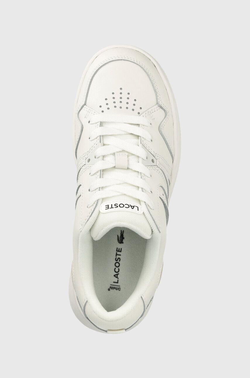 Lacoste Kožené sneakers boty L005 222 1 bílá barva 44SFA0048 - Pepit.cz