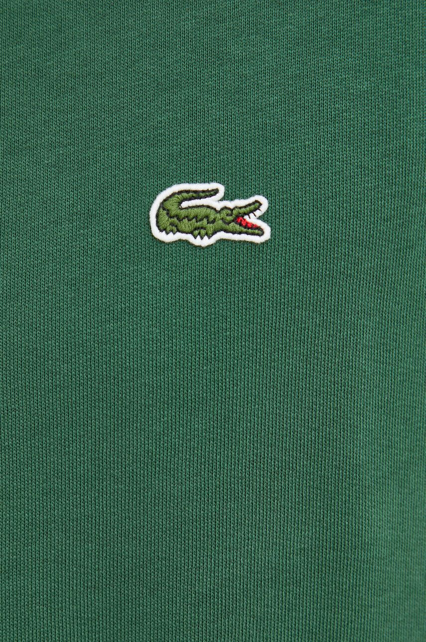 Lacoste Mikina pánská zelená barva hladká SH9608-132 - Pepit.cz