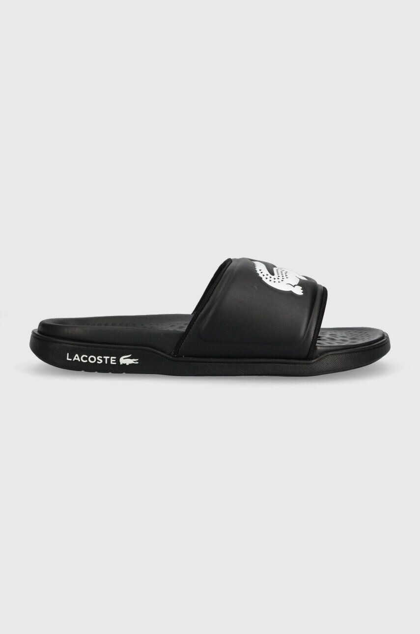 Lacoste Pantofle CROCO DUALISTE dámské černá barva 43CFA0040 - Pepit.cz