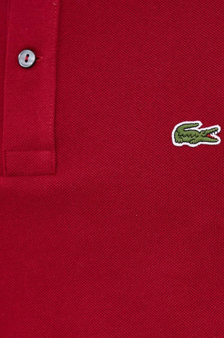 Lacoste Bavlněné polo tričko vínová barva PH4012-001 - Pepit.cz