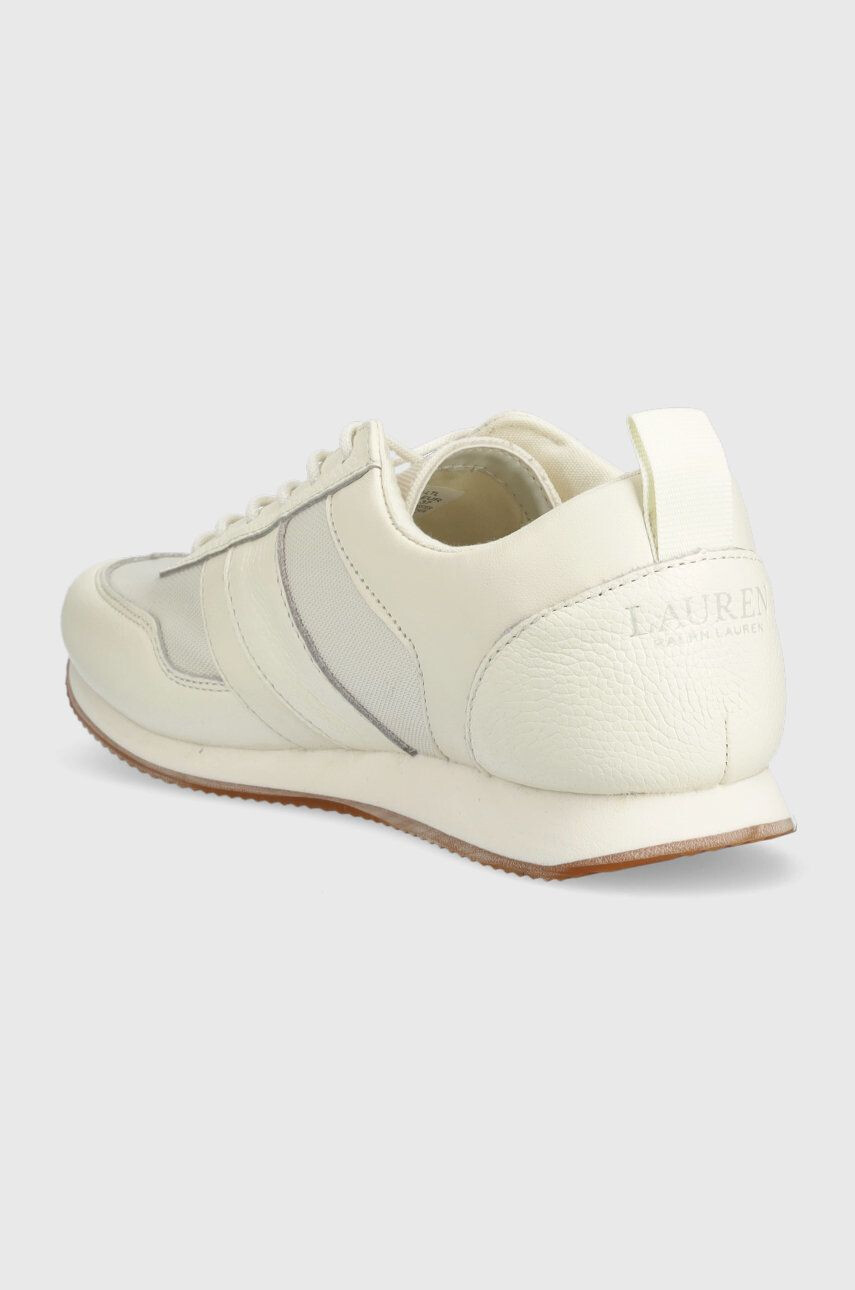 Lauren Ralph Lauren Kožené sneakers boty Colten béžová barva - Pepit.cz