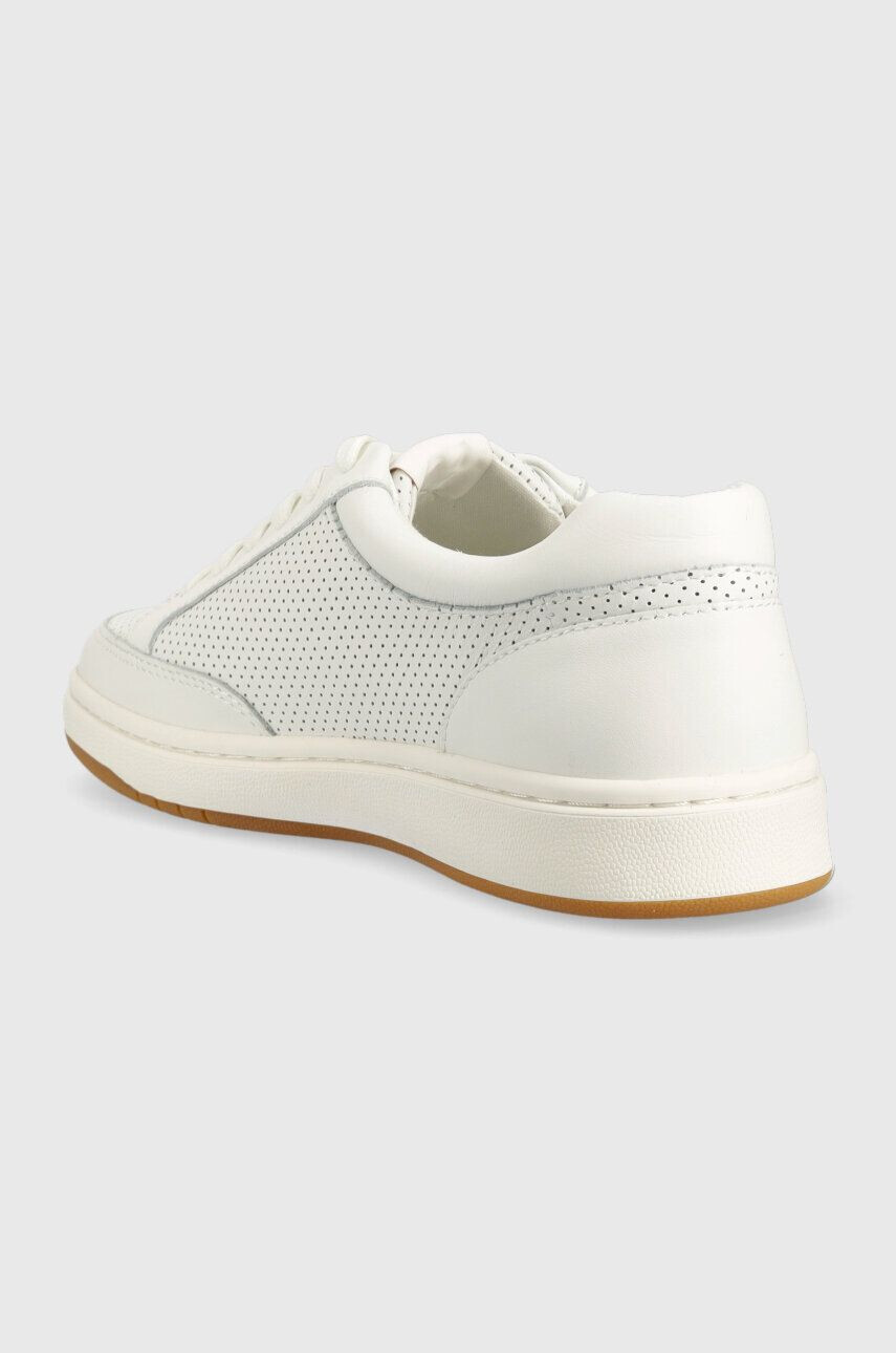 Lauren Ralph Lauren Kožené sneakers boty Hailey bílá barva 802904467001 - Pepit.cz