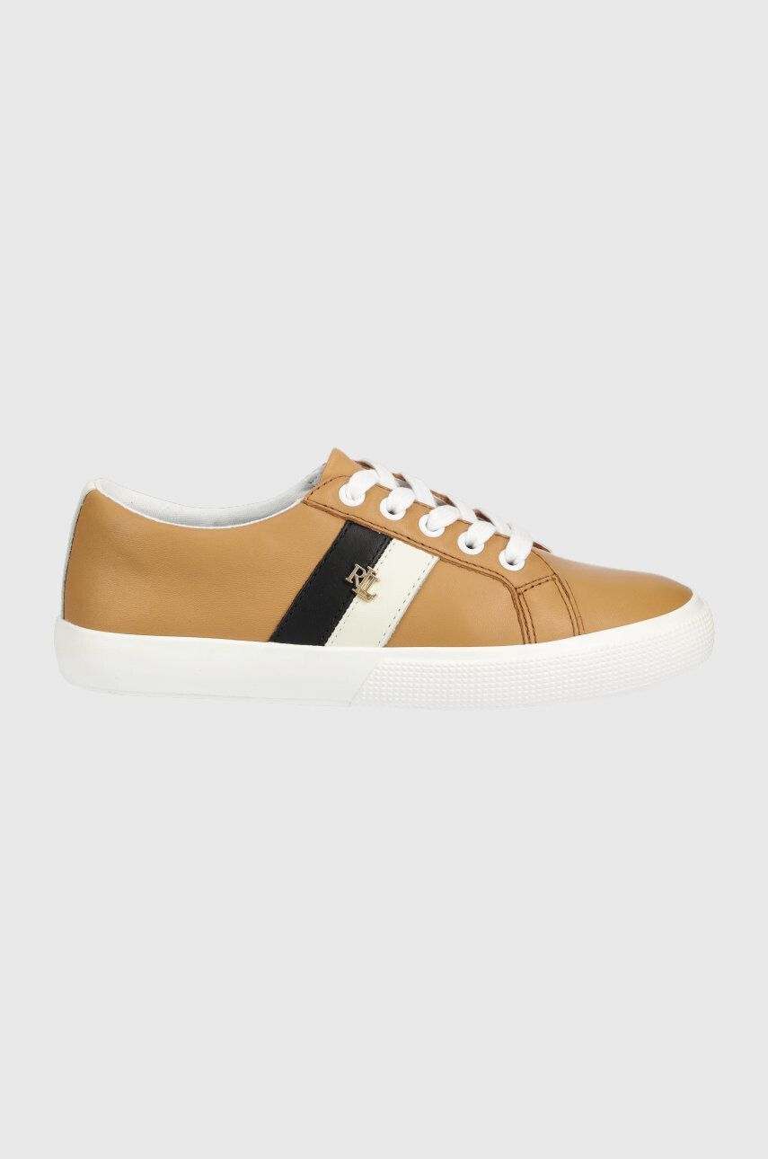 Lauren Ralph Lauren Kožené sneakers boty Janson Ii - Pepit.cz