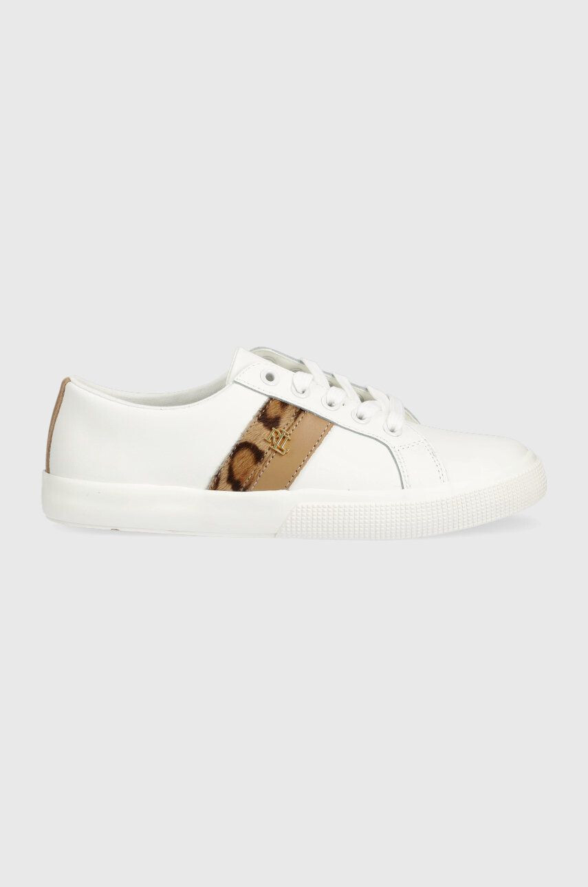 Lauren Ralph Lauren Kožené sneakers boty Janson Ii - Pepit.cz