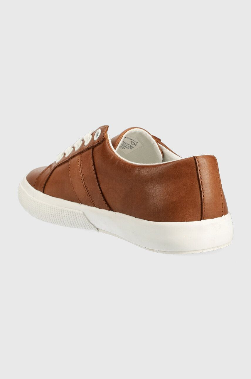 Lauren Ralph Lauren Kožené sneakers boty Janson II hnědá barva 802775372001 - Pepit.cz