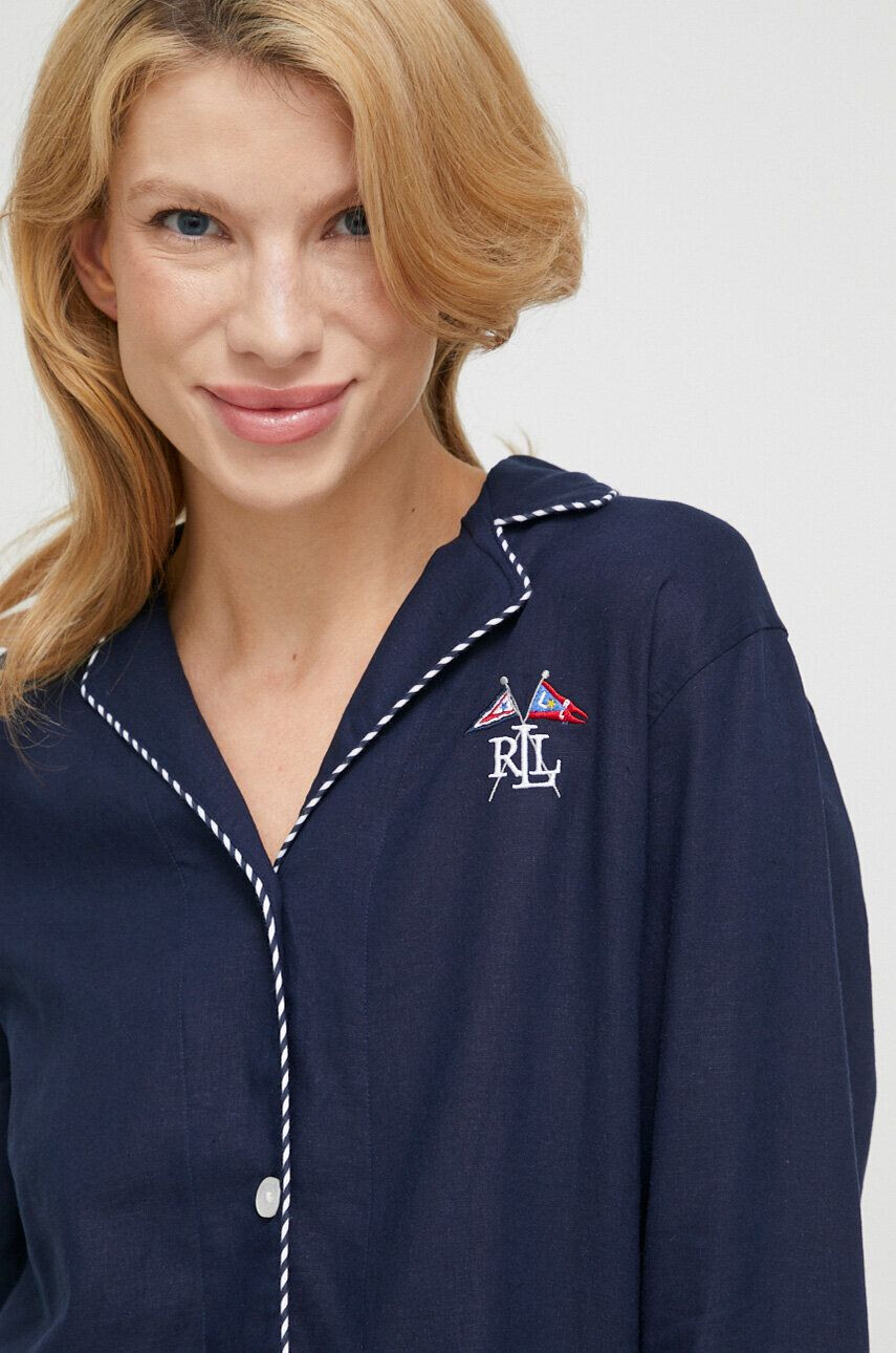 Lauren Ralph Lauren Pyžamo tmavomodrá barva - Pepit.cz