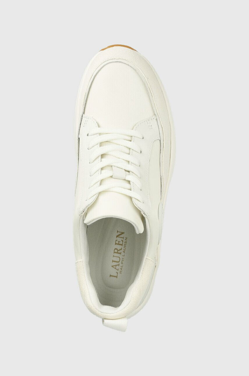 Lauren Ralph Lauren Sneakers boty Reaghan bílá barva 802891483001 - Pepit.cz