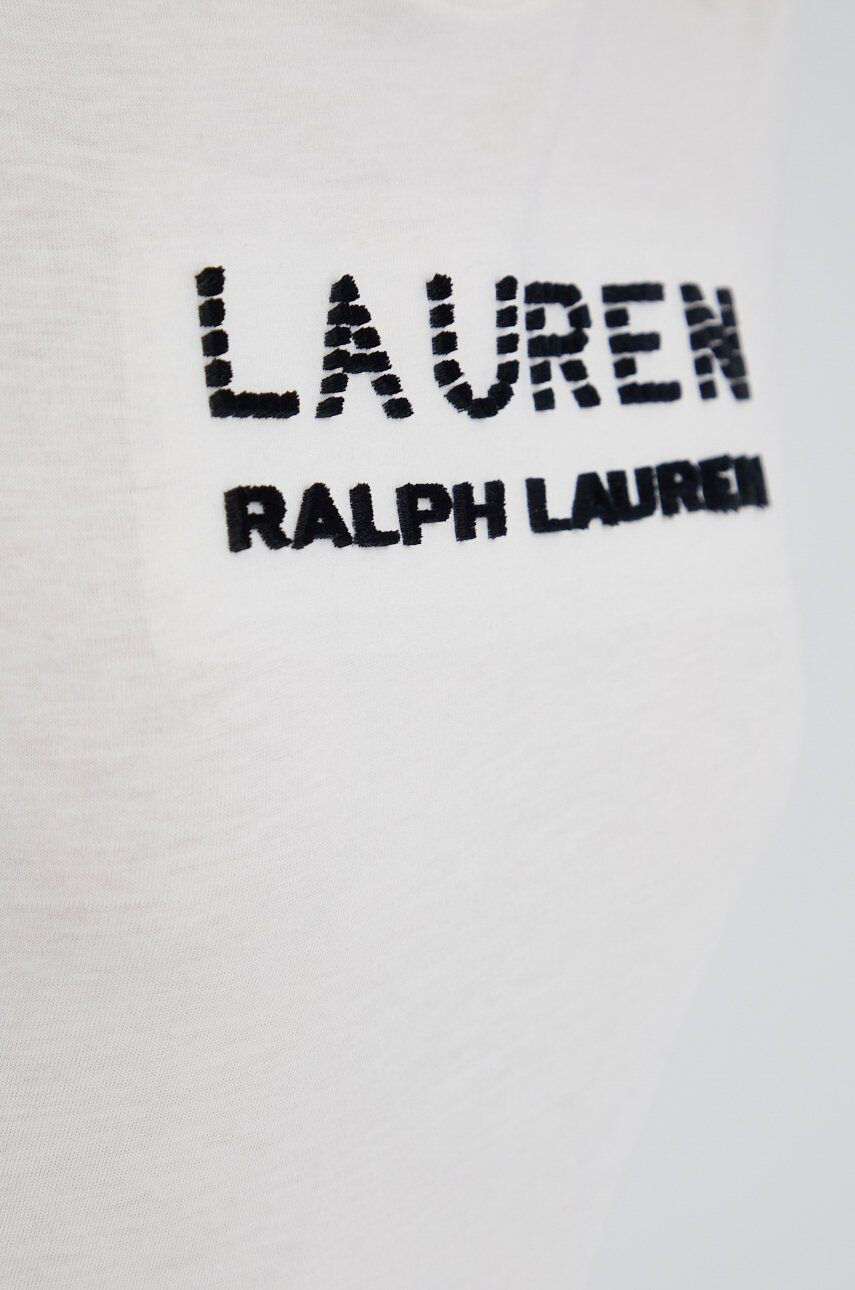 Lauren Ralph Lauren Tričko béžová barva - Pepit.cz