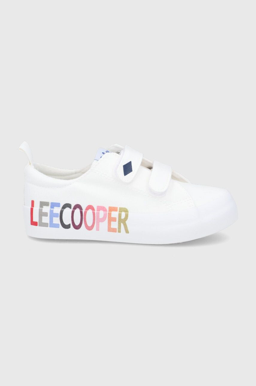 Lee Cooper Dětské tenisky bílá barva - Pepit.cz