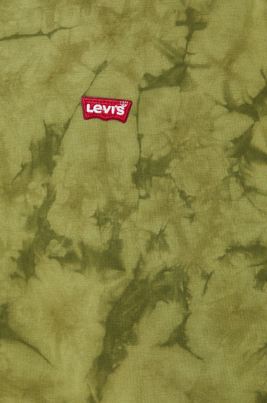 Levi's Bavlněné tričko zelená barva - Pepit.cz