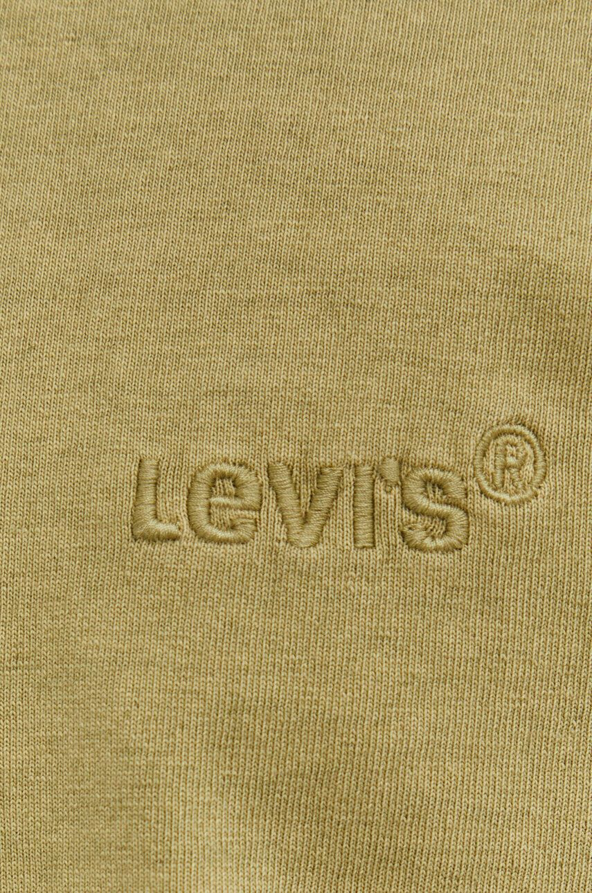 Levi's Bavlněné tričko zelená barva - Pepit.cz