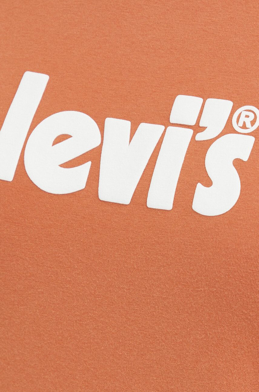 Levi's Bavlněné tričko oranžová barva - Pepit.cz