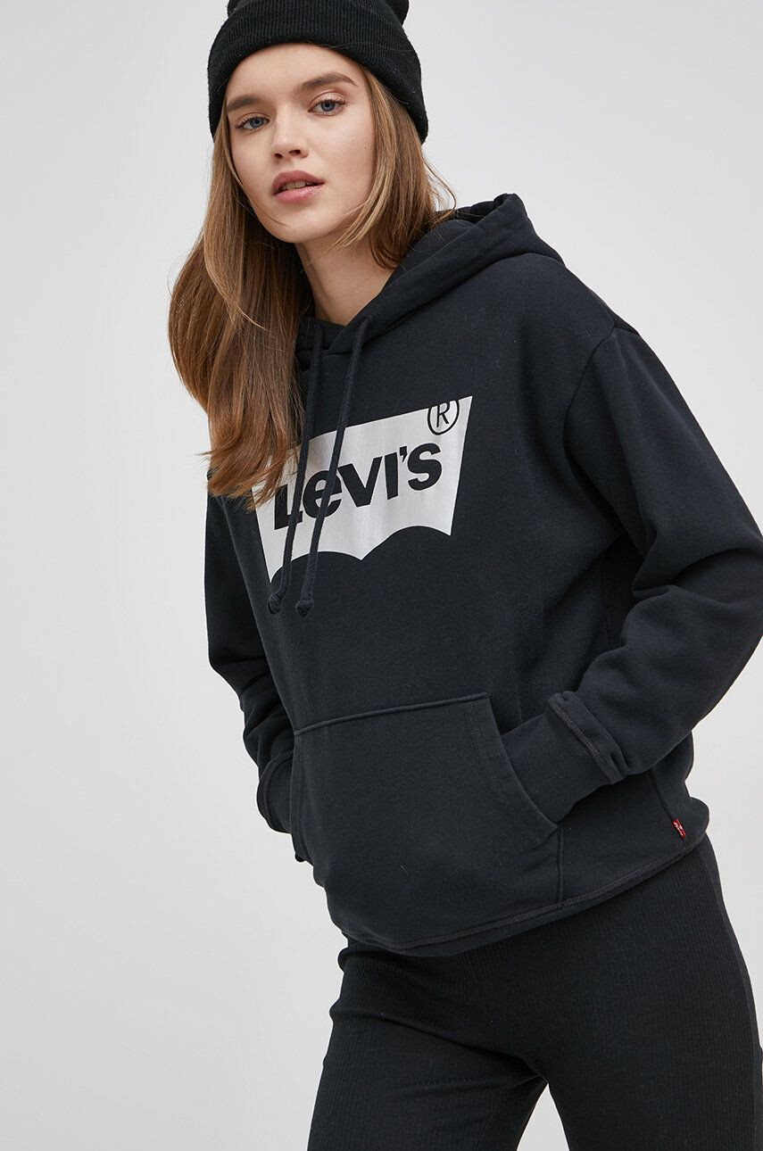 Levi's Bavlněná mikina pánská s potiskem - Pepit.cz