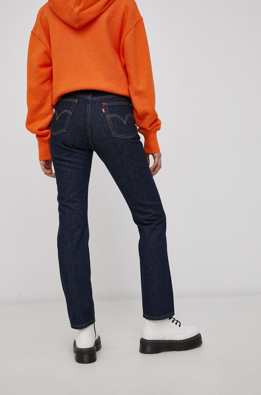 Levi's Bavlněné džíny 501 dámské medium waist - Pepit.cz