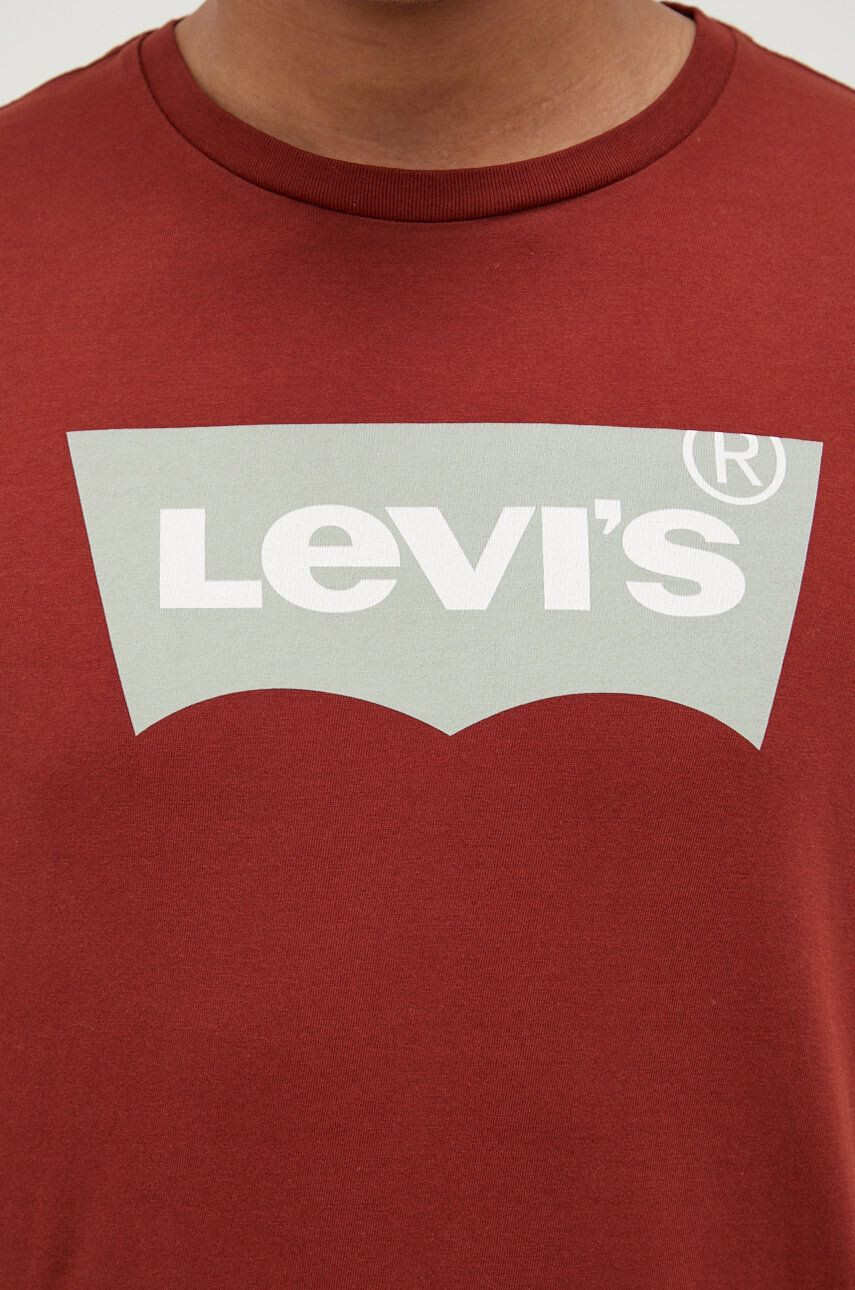 Levi's Bavlněné tričko béžová barva - Pepit.cz