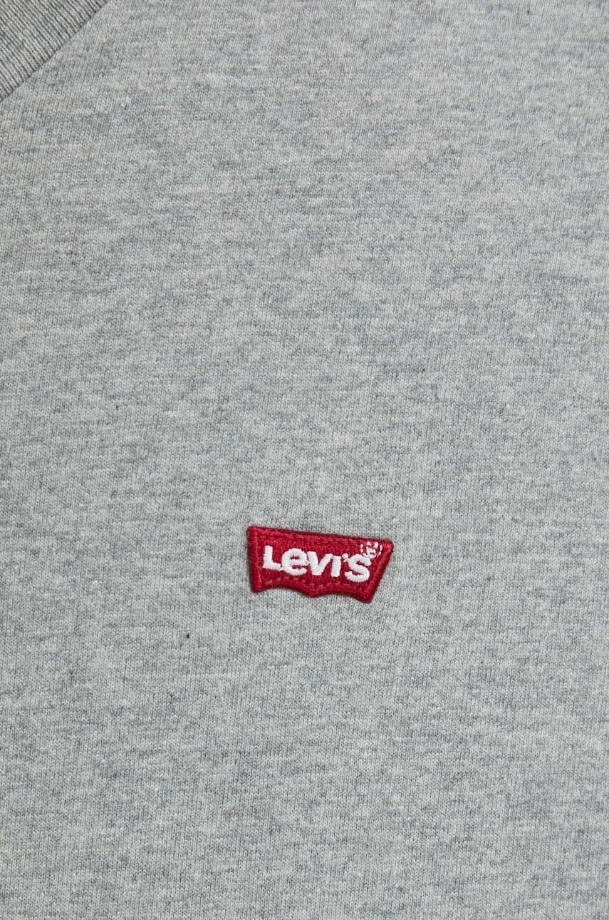 Levi's Bavlněné tričko šedá barva - Pepit.cz