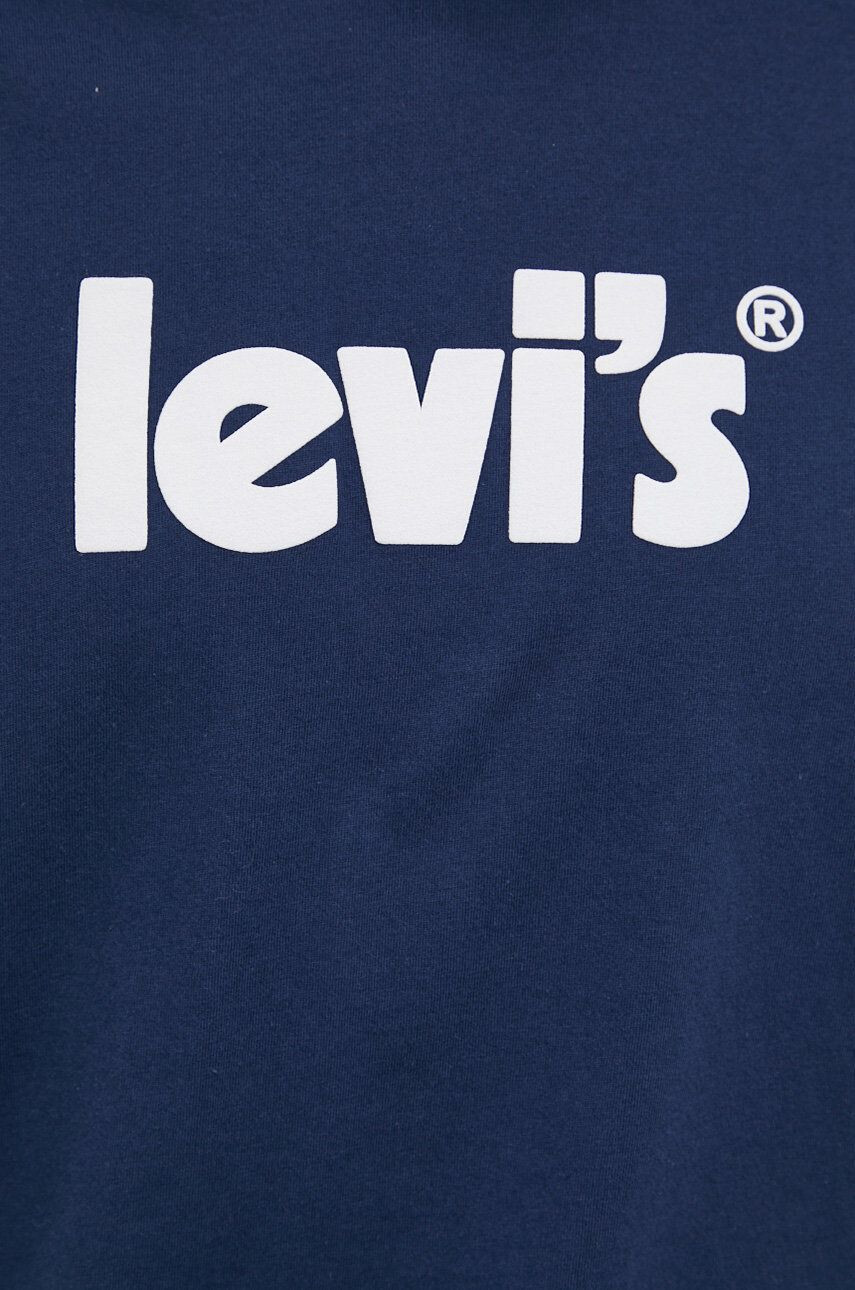 Levi's Bavlněné tričko tmavomodrá barva s potiskem 16143.0393-Blues - Pepit.cz