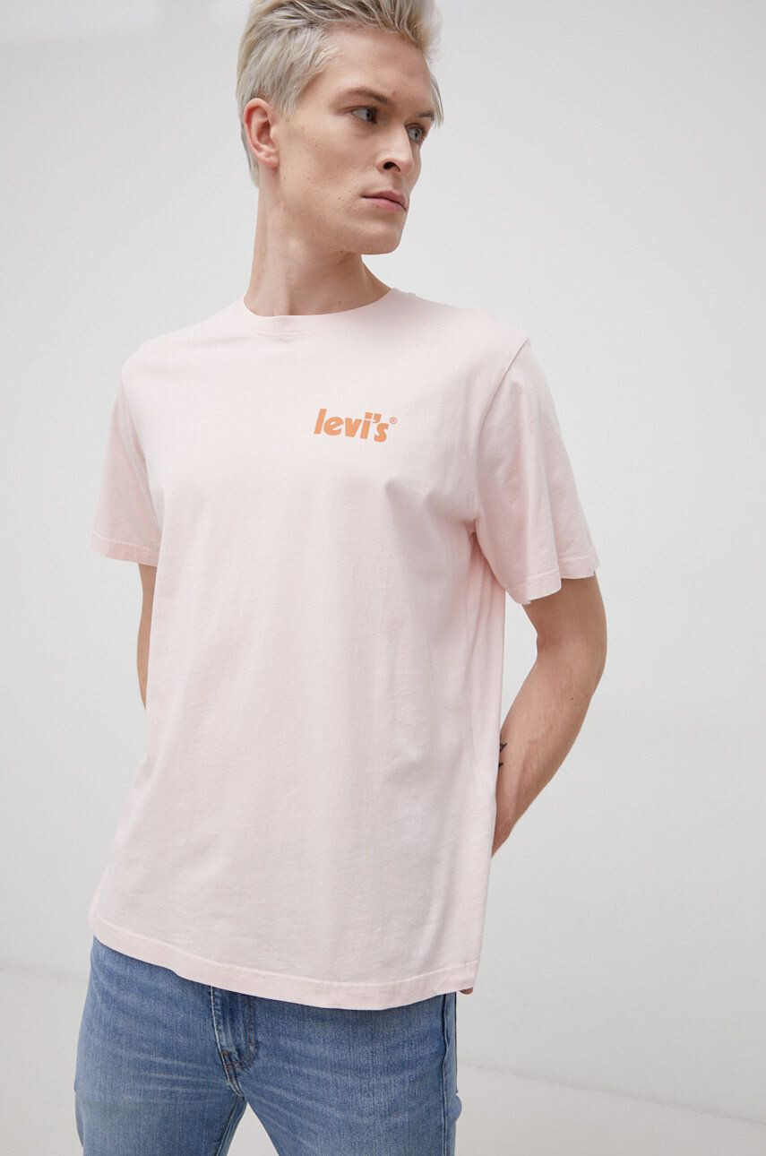 Levi's Bavlněné tričko s potiskem - Pepit.cz