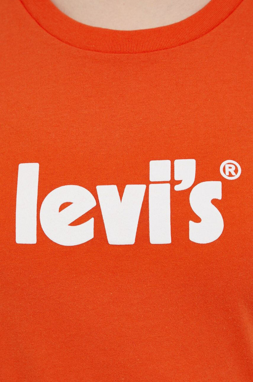 Levi's Bavlněné tričko oranžová barva 17369.1758-Yellows/Or - Pepit.cz