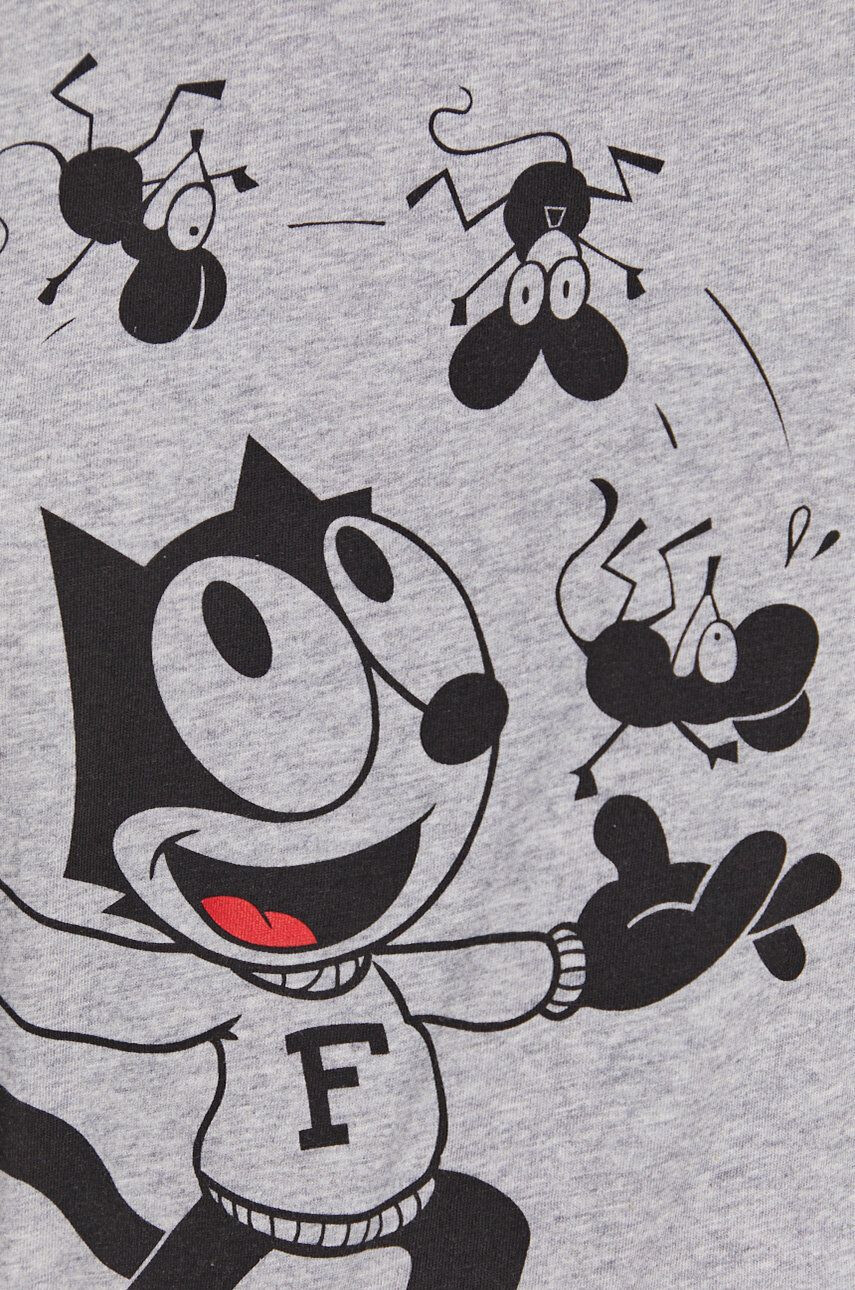 Levi's Bavlněné tričko x Felix The Cat šedá barva - Pepit.cz