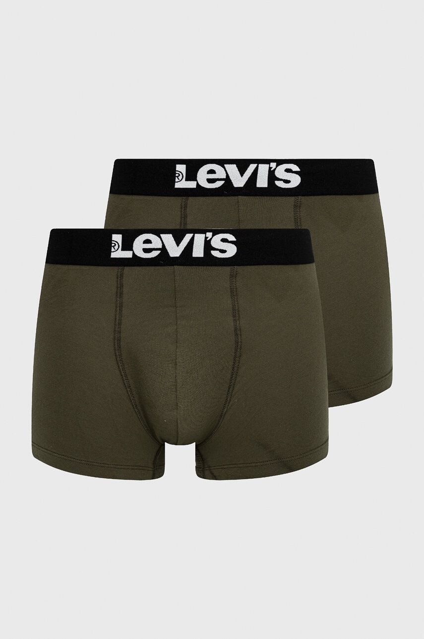 Levi's Boxerky pánské zelená barva - Pepit.cz