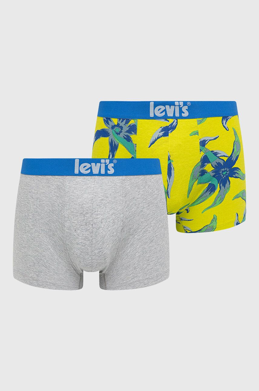 Levi's Boxerky pánské šedá barva - Pepit.cz