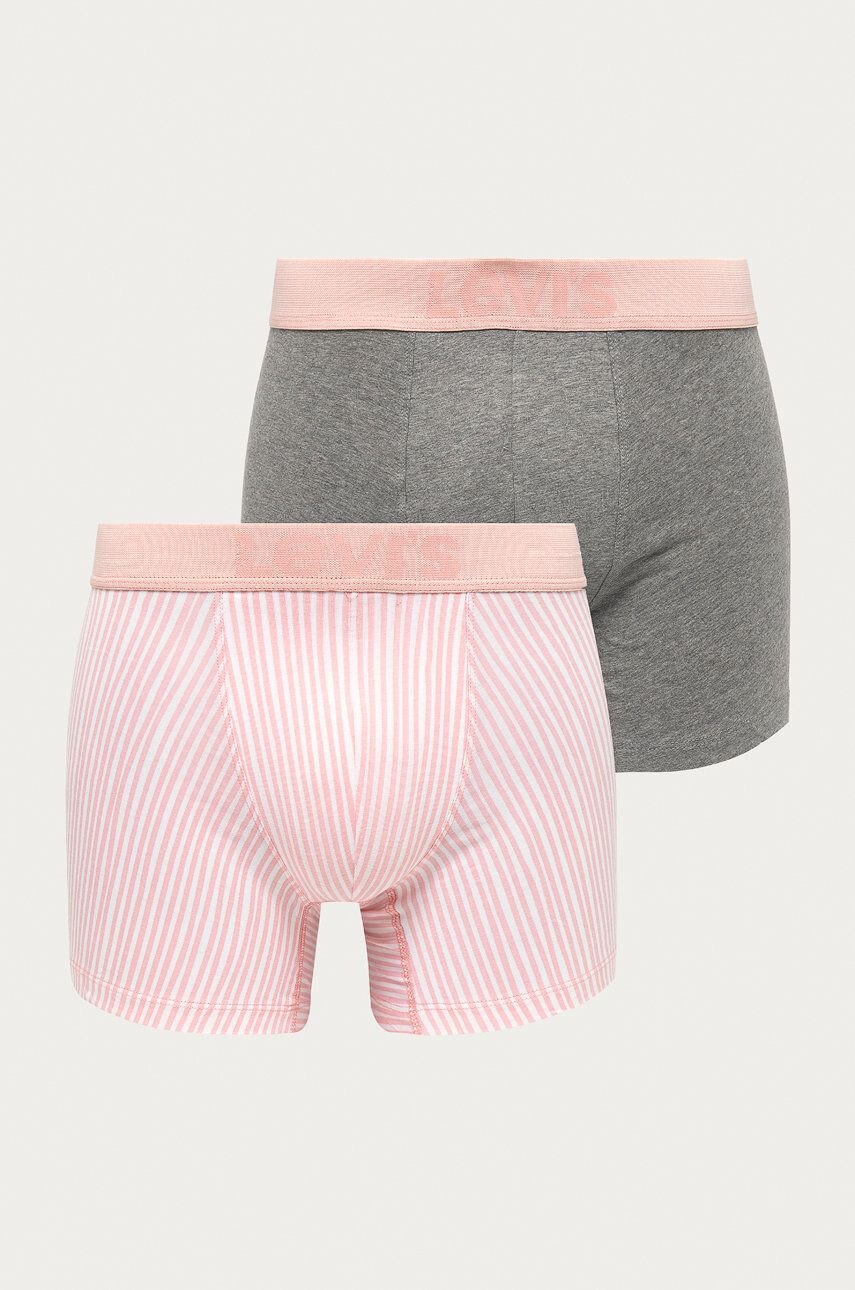 Levi's Boxerky pánské růžová barva - Pepit.cz