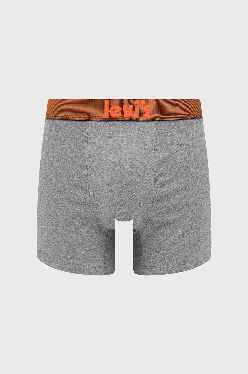 Levi's Boxerky 2-pack pánské černá barva - Pepit.cz