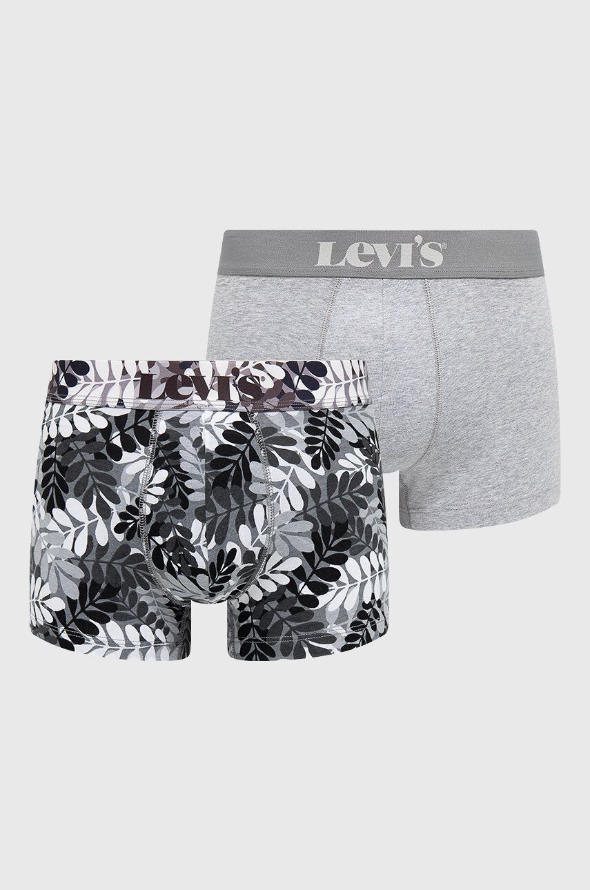 Levi's Boxerky pánské šedá barva - Pepit.cz