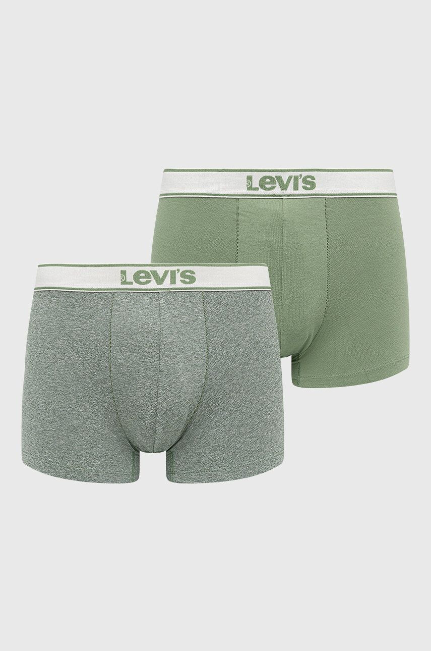 Levi's Boxerky pánské zelená barva - Pepit.cz