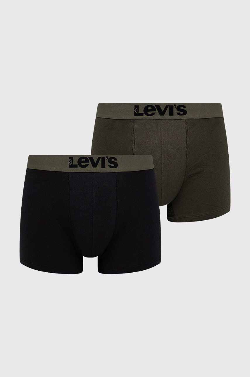 Levi's Boxerky pánské zelená barva - Pepit.cz