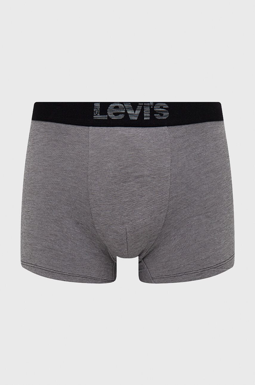 Levi's Boxerky pánské černá barva 37149.0625-greyblack - Pepit.cz